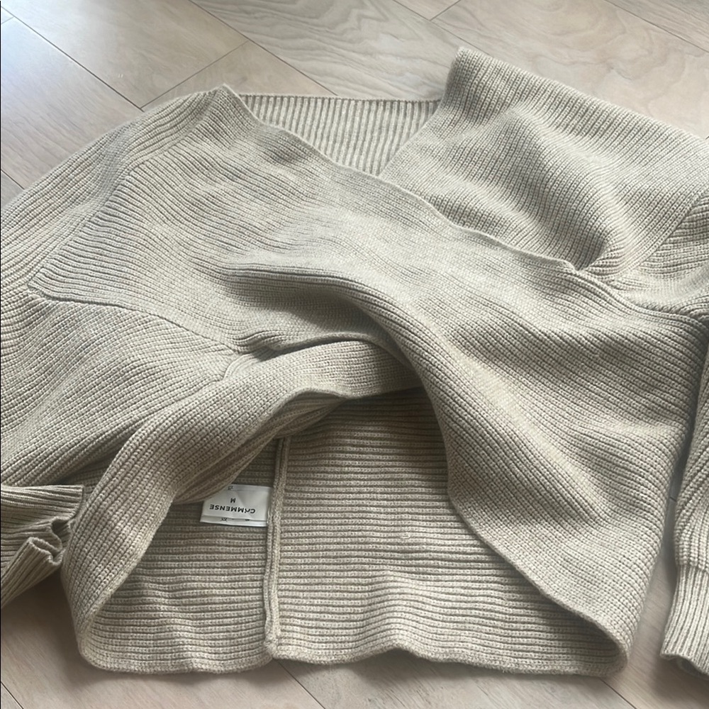 Chunky Knit Beige Sweater